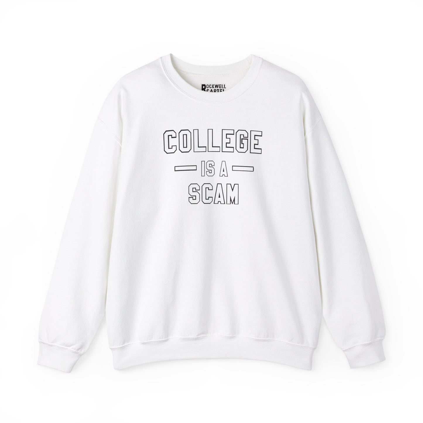 College Is A Scam NL Unisex Heavy Blend™ Crewneck Sweatshirt