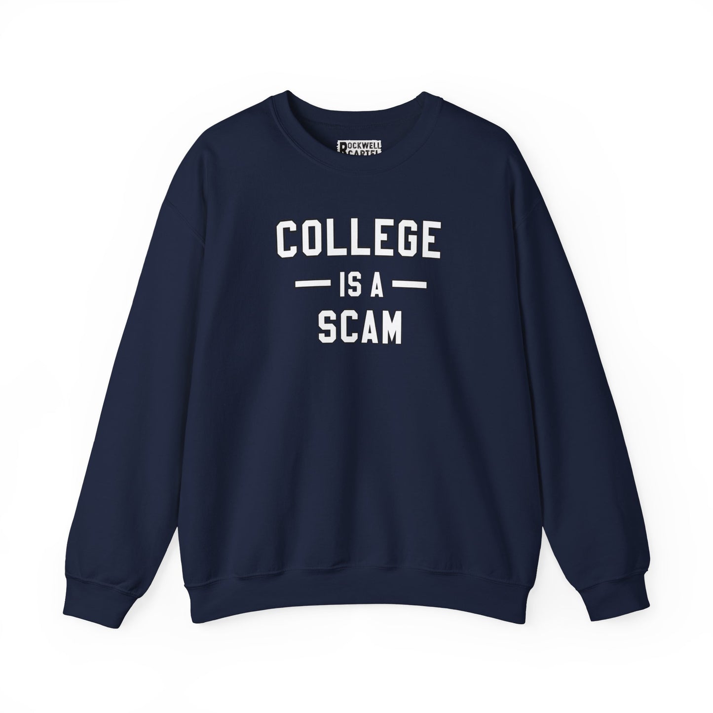 College Is A Scam NL Unisex Heavy Blend™ Crewneck Sweatshirt