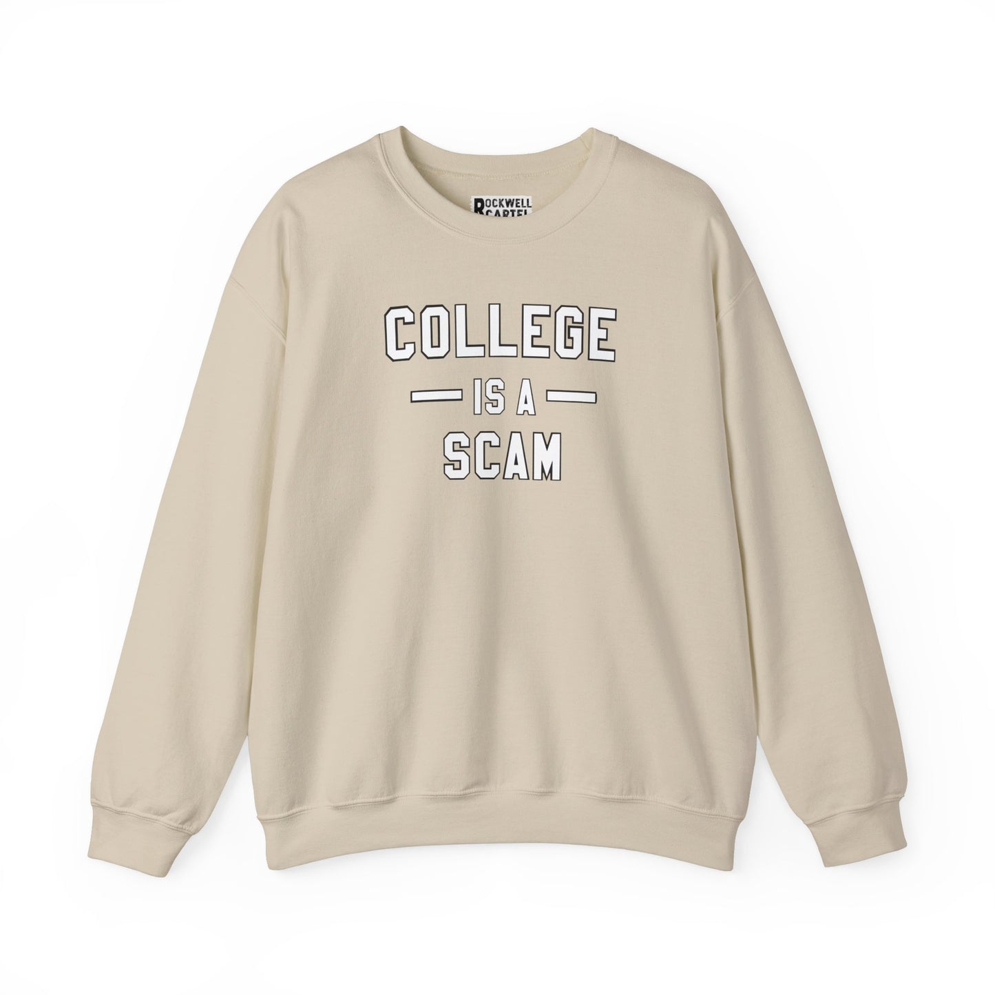 College Is A Scam NL Unisex Heavy Blend™ Crewneck Sweatshirt