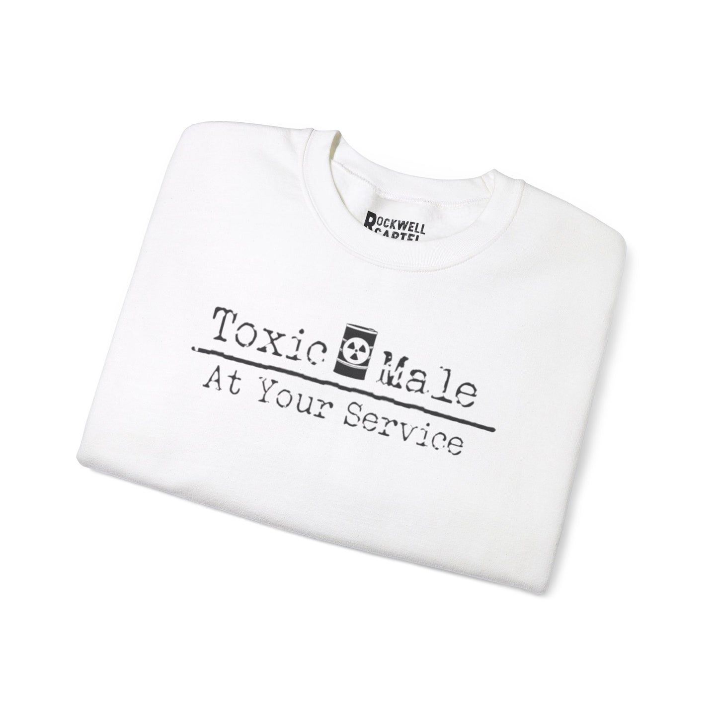 Toxic Male At Your Service NL Unisex Heavy Blend™ Crewneck Sweatshirt