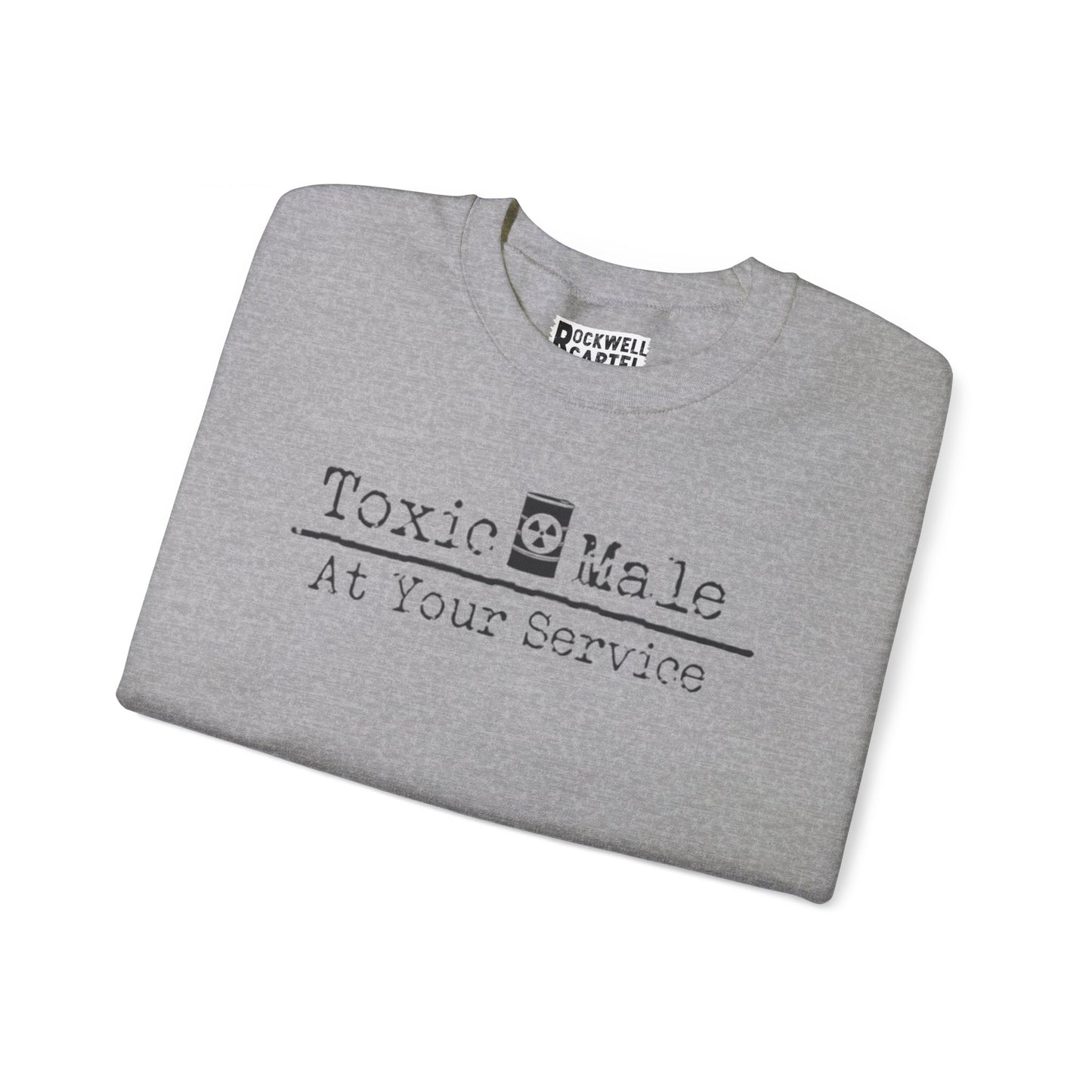 Toxic Male At Your Service NL Unisex Heavy Blend™ Crewneck Sweatshirt