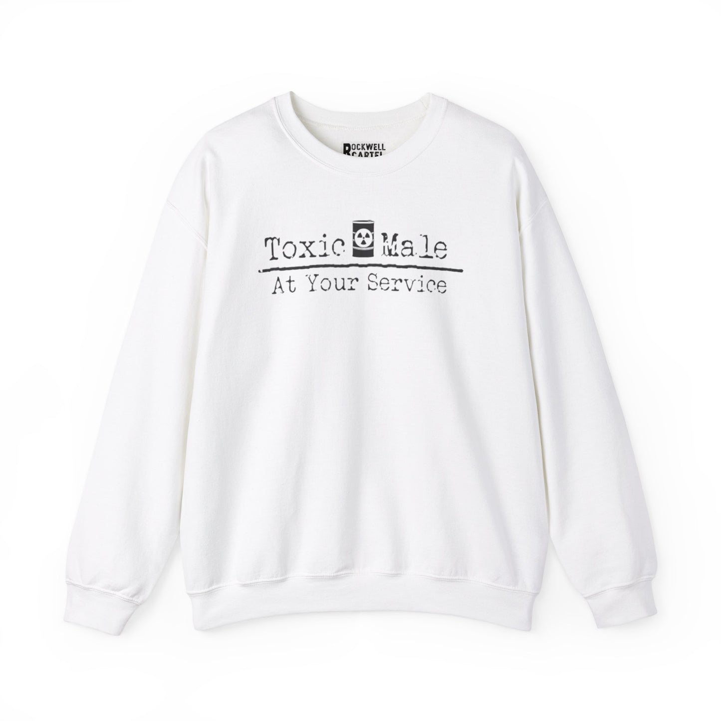 Toxic Male At Your Service NL Unisex Heavy Blend™ Crewneck Sweatshirt