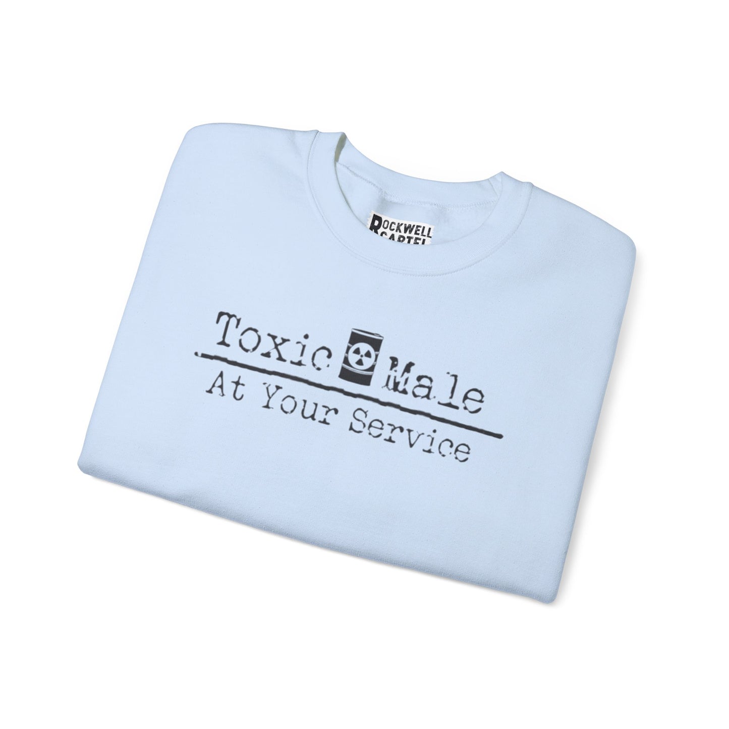 Toxic Male At Your Service NL Unisex Heavy Blend™ Crewneck Sweatshirt