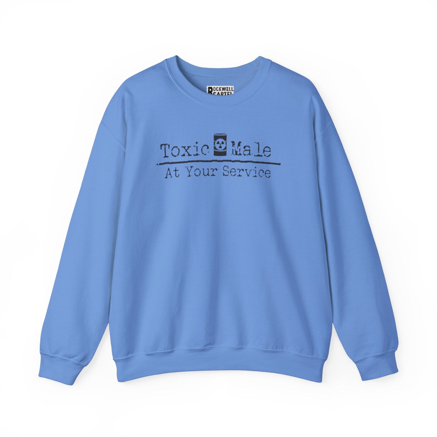 Toxic Male At Your Service NL Unisex Heavy Blend™ Crewneck Sweatshirt