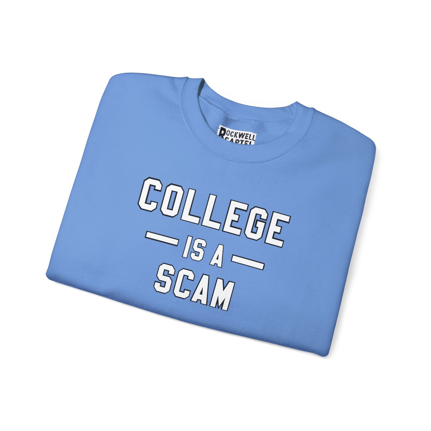 College Is A Scam NL Unisex Heavy Blend™ Crewneck Sweatshirt