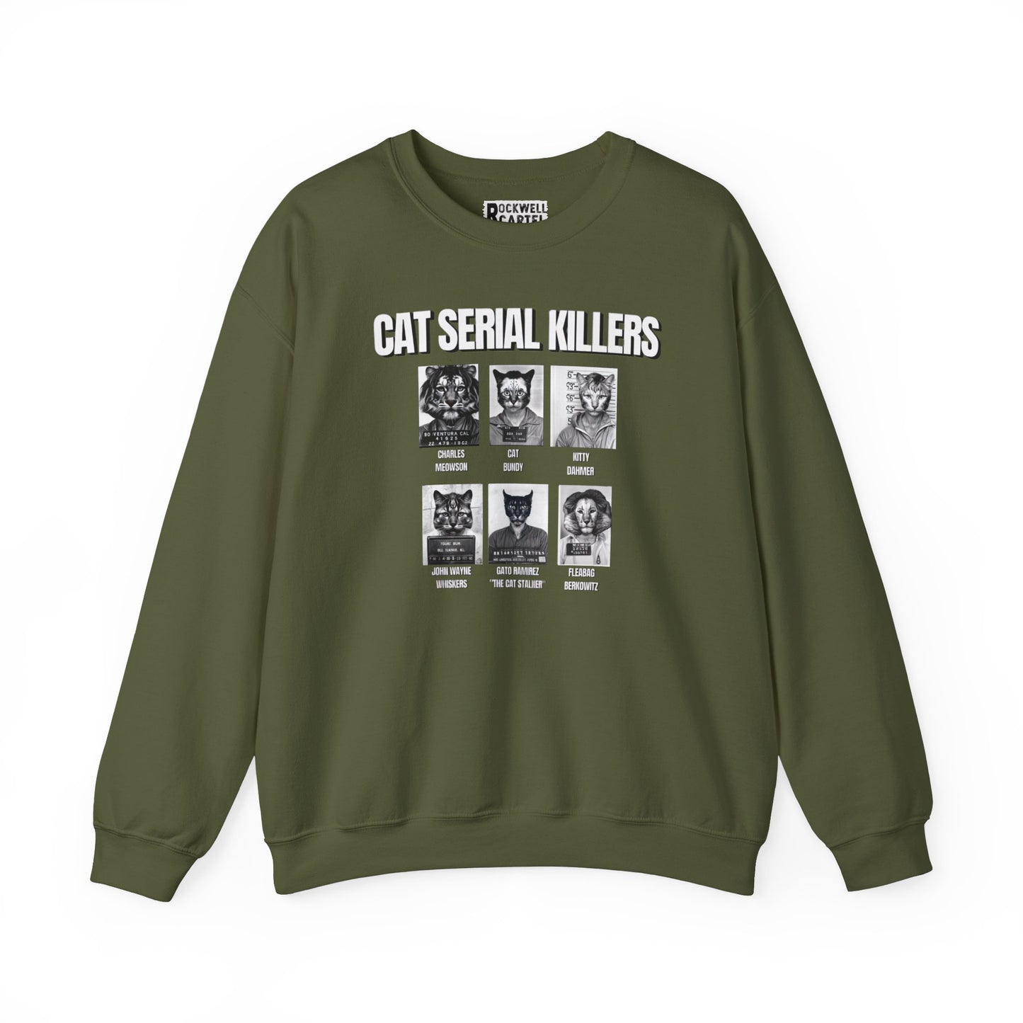 Cat Serial Killers NL Unisex Heavy Blend™ Crewneck Sweatshirt