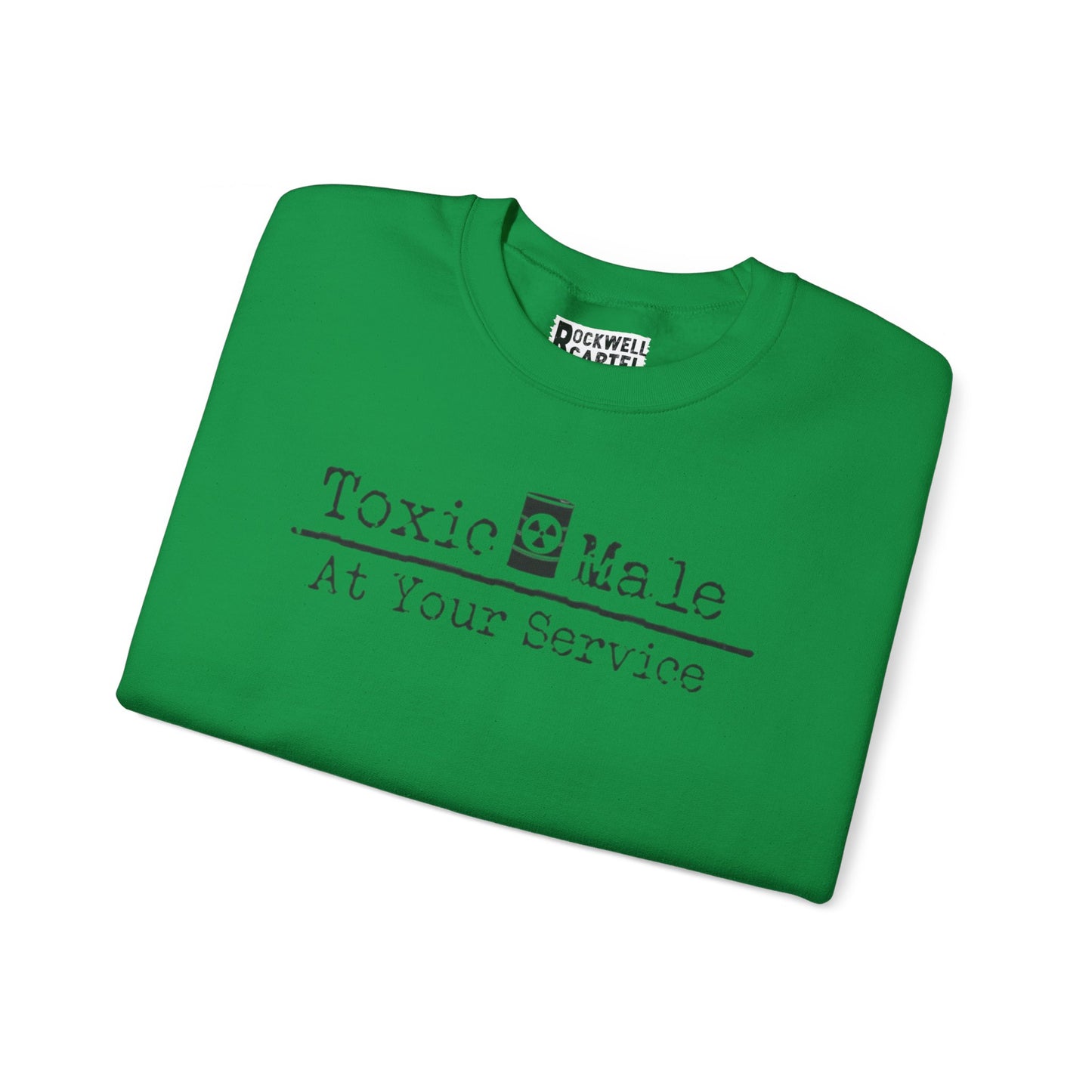 Toxic Male At Your Service NL Unisex Heavy Blend™ Crewneck Sweatshirt