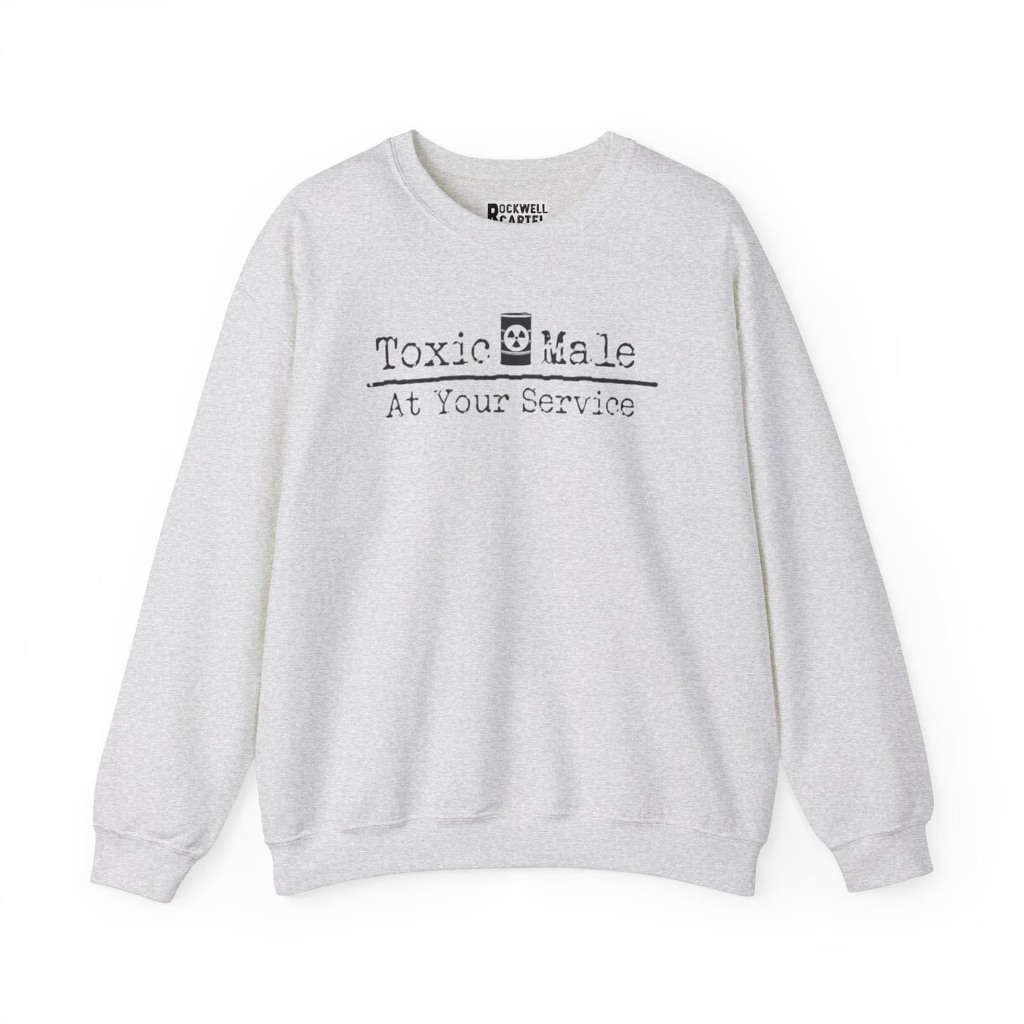 Toxic Male At Your Service NL Unisex Heavy Blend™ Crewneck Sweatshirt