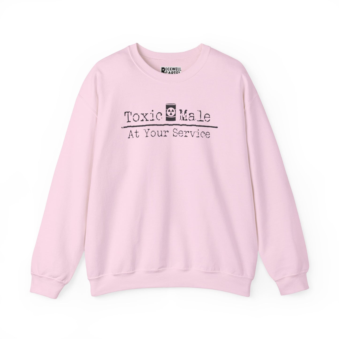 Toxic Male At Your Service NL Unisex Heavy Blend™ Crewneck Sweatshirt