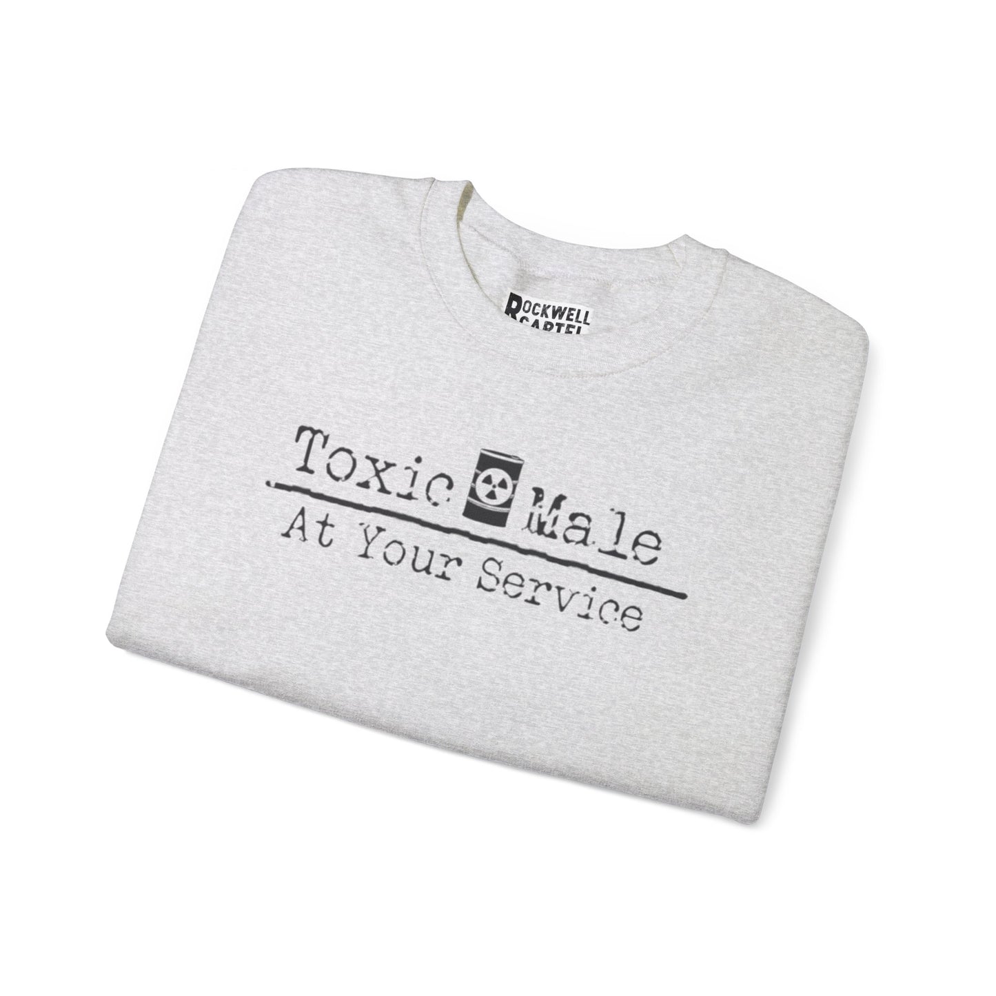 Toxic Male At Your Service NL Unisex Heavy Blend™ Crewneck Sweatshirt