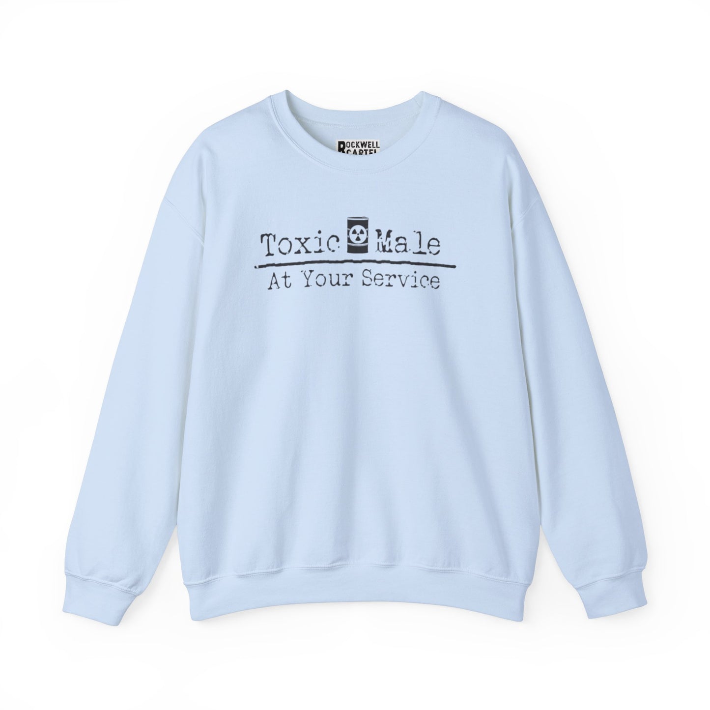 Toxic Male At Your Service NL Unisex Heavy Blend™ Crewneck Sweatshirt