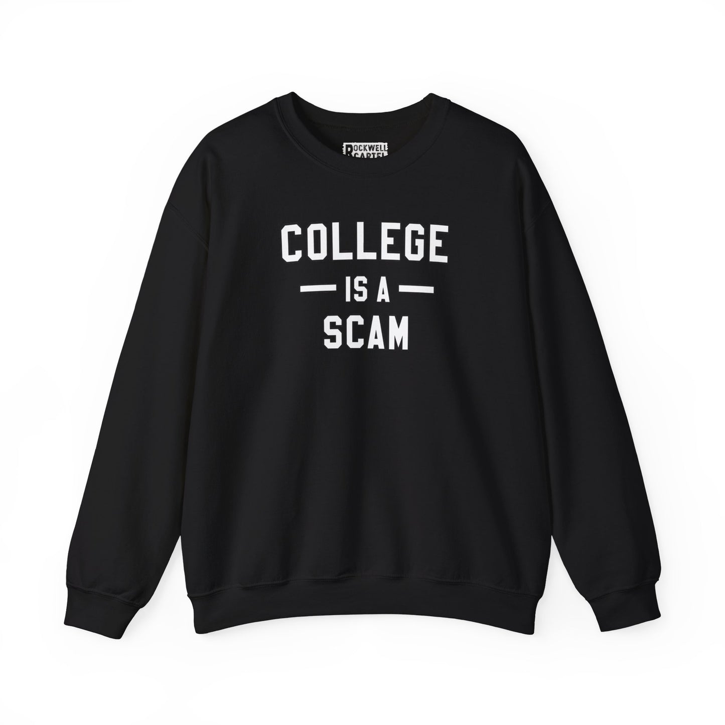 College Is A Scam NL Unisex Heavy Blend™ Crewneck Sweatshirt