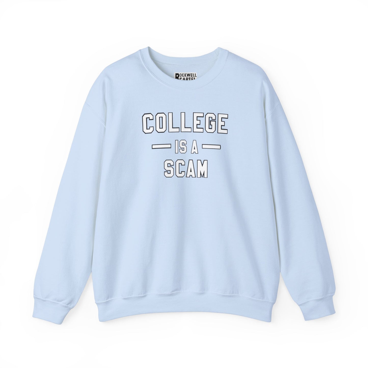 College Is A Scam NL Unisex Heavy Blend™ Crewneck Sweatshirt