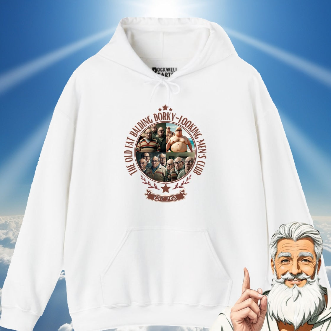 The Old Fat Balding Dorky-Looking Men's Club NL Unisex Heavy Blend™ Hooded Sweatshirt